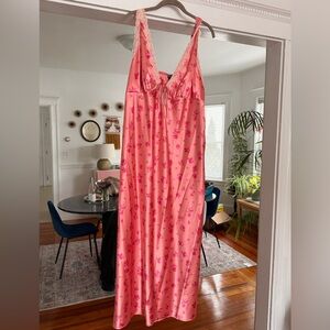 Wild Fable Pink Floral Lace Chemise